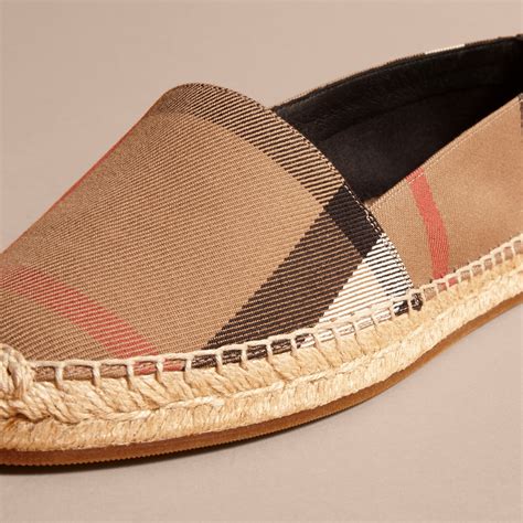 women burberry espadrilles|Burberry size slides 5.